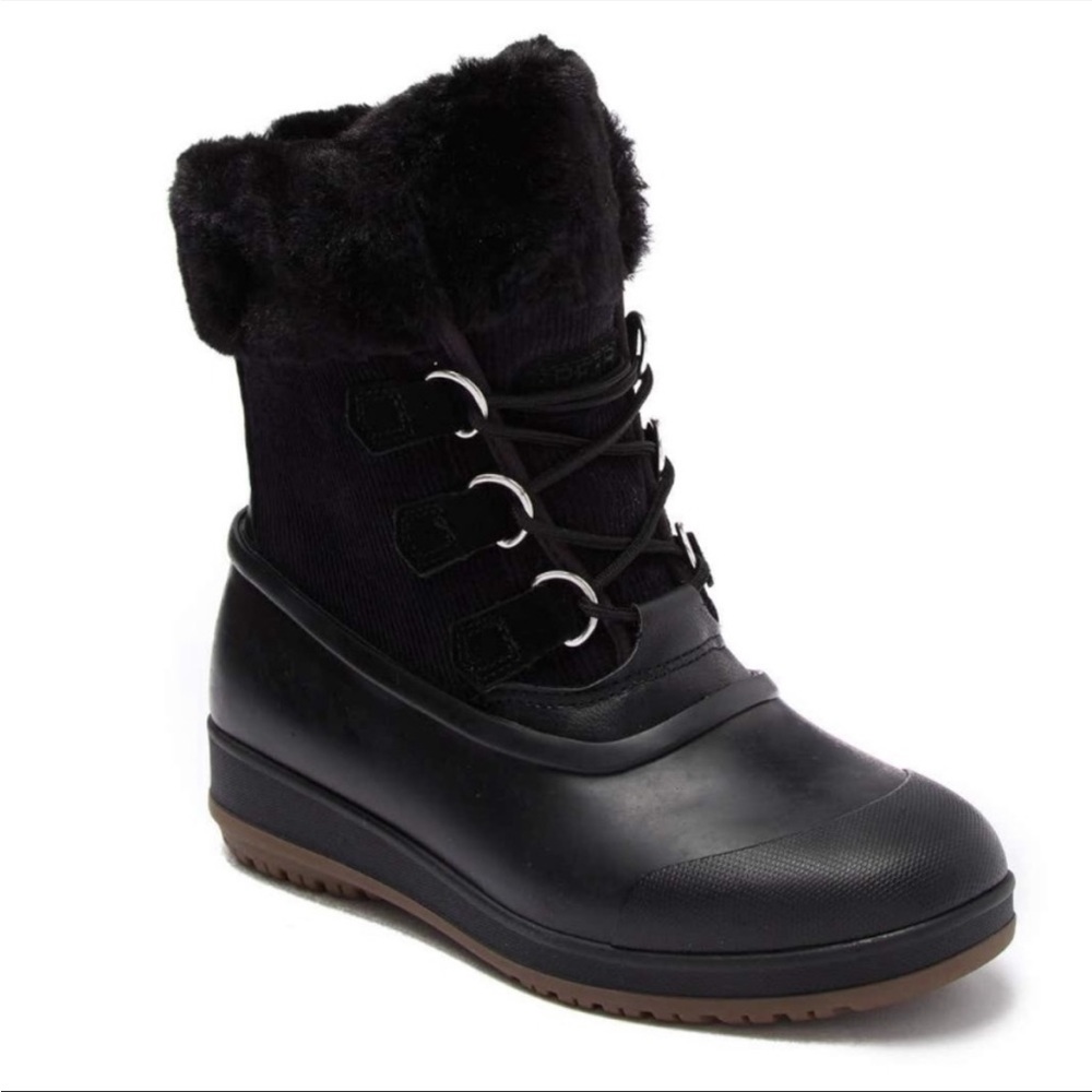 Sperry Pacifica Alpine Black Waterproof Lace Up Boot 11